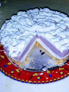 Una foto de Cheesse cake de arándanos y limón