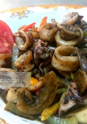 Foto resep Cumi Saos Hitam