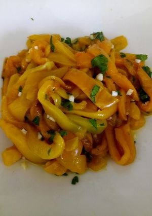 A picture of Roasted pepper salad.