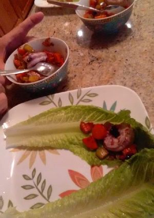 A picture of Asian LettuceWrap.