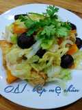 Stir-Fried Cabbage with Shiitake Mushrooms (Vegetarian)