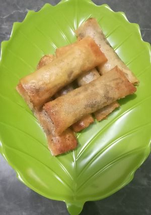 Foto resep Lumpia Pisang Coklat Keju