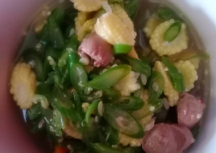 Cara Memasak Oseng Buncis Jagung muda yang Lezat