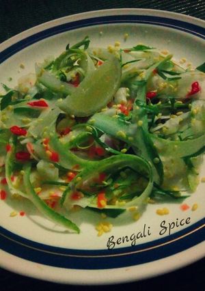 A picture of Kosambari (a South Indian traditional salad) ♥.
