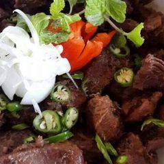 A picture of Whosayna’s Kaali Mirchi Gosht.