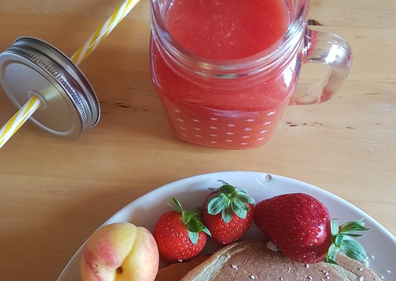 Batido de sandía express con Thermomix