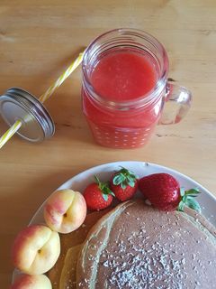 Una foto de Batido de sandía express con Thermomix