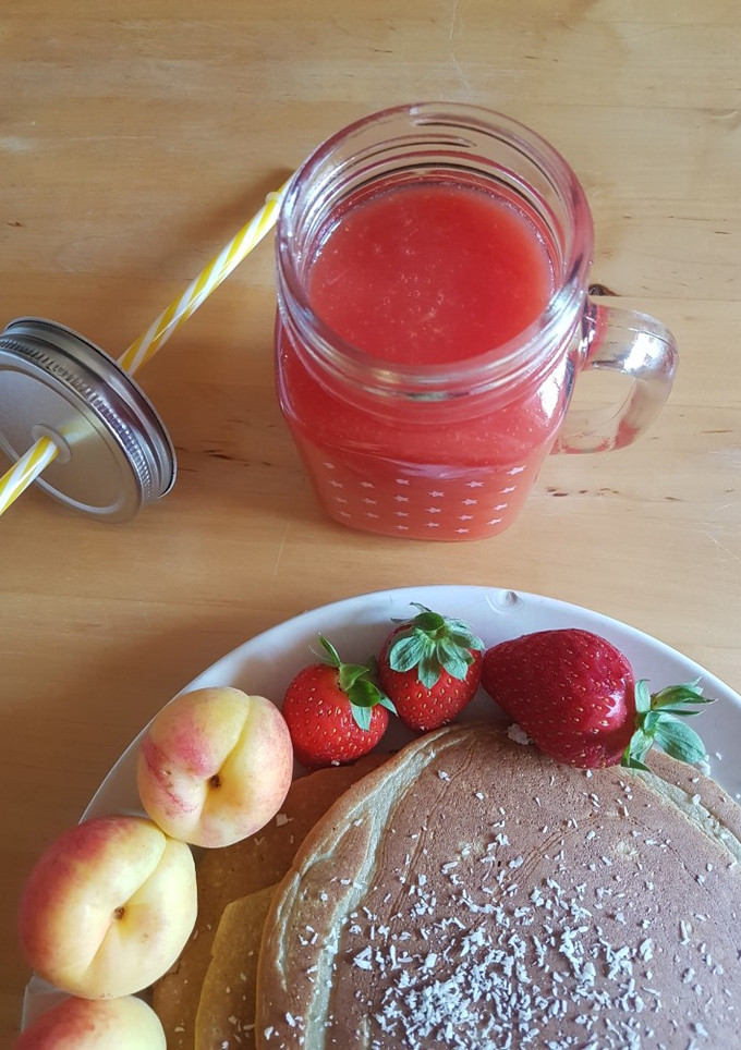 Una foto de Batido de sandía express con Thermomix
