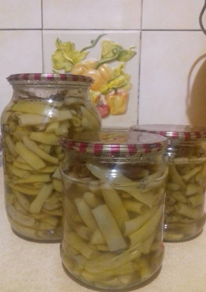 Стручковая фасоль на зиму