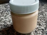 Una foto de yogur con agar agar