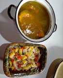Puchero, sale ensalada campera