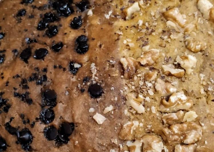 Steps to Make Favorite Whole Wheat Chocovanilla Banana Cake