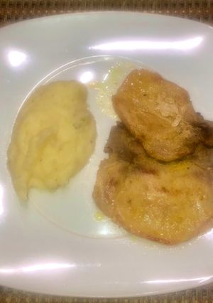 Una foto de Chuletas de cerdo a la mostaza