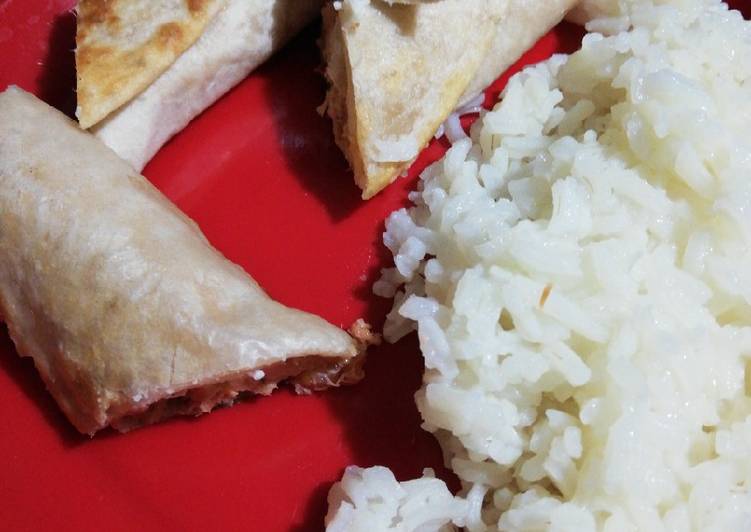 Burritos de atún con queso 🌯