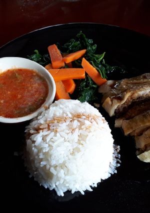 รูปของ ข้าวไก่อบซอส