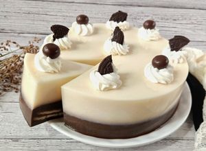 Foto resep Puding Biskuit Monochrome (Black & White)