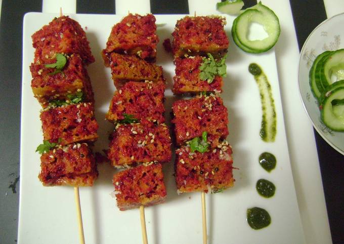 Healthy Beetroot Dhokla