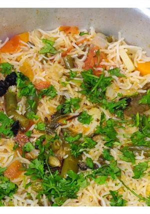 A picture of Masala Rice Tiffin box recipe.