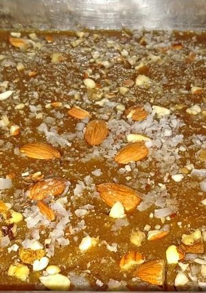 A picture of Chany ke dal ka Halwa,.