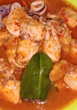 Foto resep Tofu cumi pedes asem