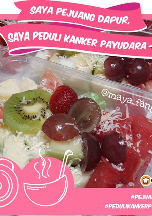Foto resep Salad buah keju favorit mama