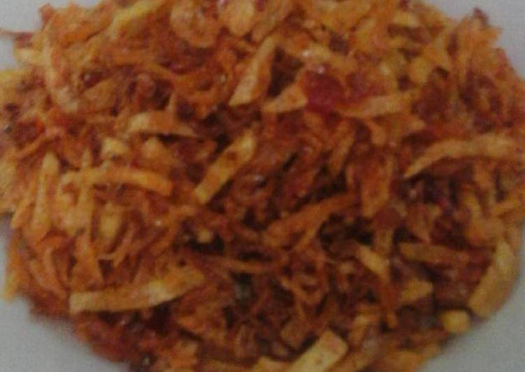 Bencokk..(kentang kering balado)