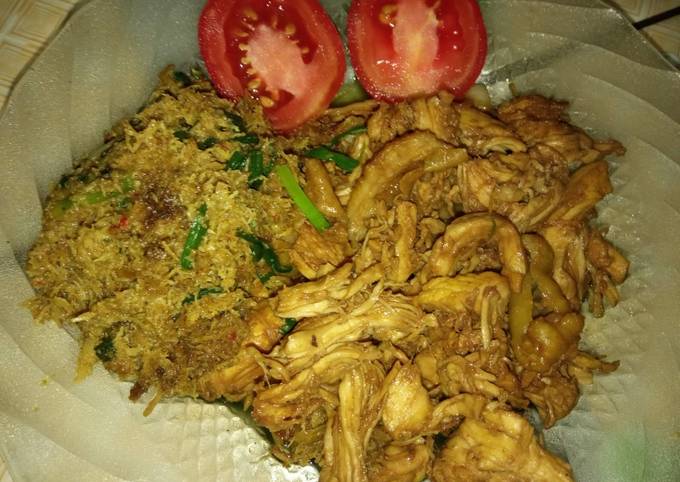 Resep Ayam Gepuk Bumbu Rawon, Bikin Ngiler