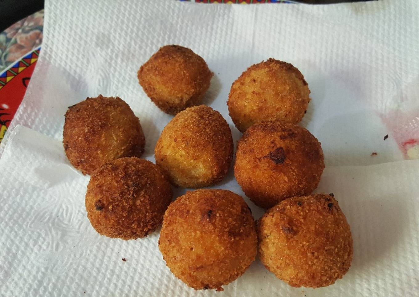 Croquetas de plátano maduro