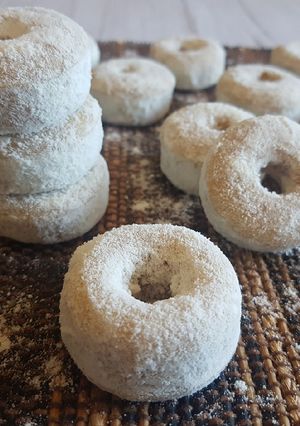 Una foto de Donettes nevados