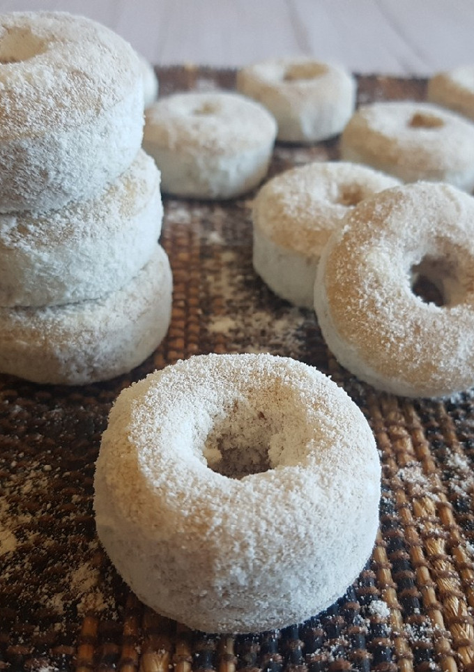 Una foto de Donettes nevados