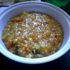 A picture of sagoo khichdi.