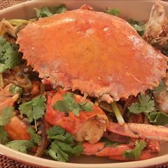 A picture of Ginger and Scallion Fried Mud Crab.
