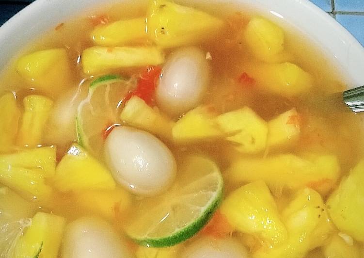 Resep masakan Asinan Rambutan &amp; 🍍 | Cara Masak Asinan Rambutan &amp; 🍍 Yang Bisa Manjain Lidah