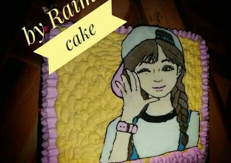 Langkah Mudah untuk Membuat Cake ultah base cake brownies kukus Anti Gagal