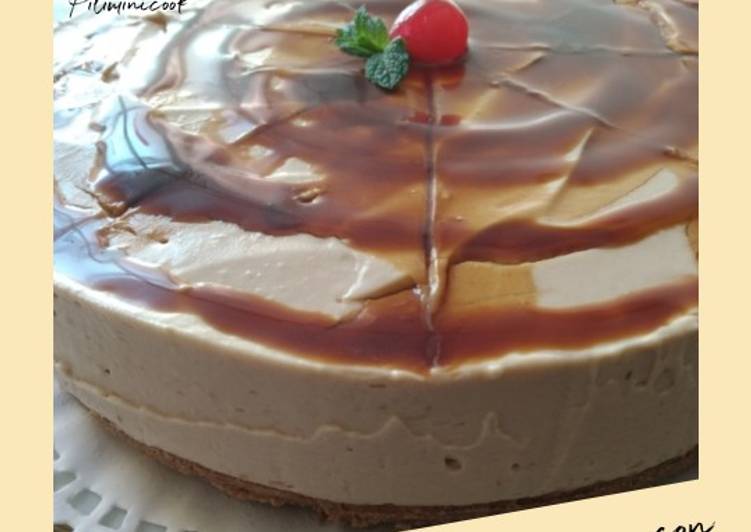 Tarta de queso Mascarpone con café y cacao