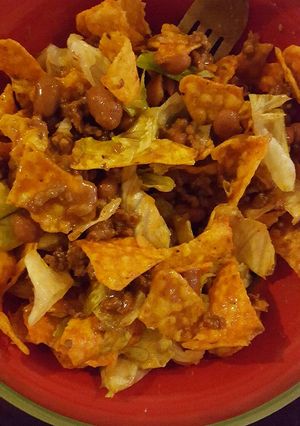 A picture of Taco Salad.