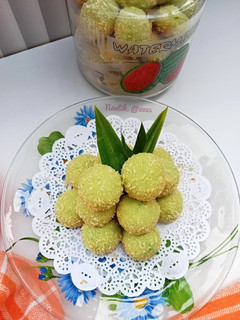 Foto resep Pandan kelapa cookies