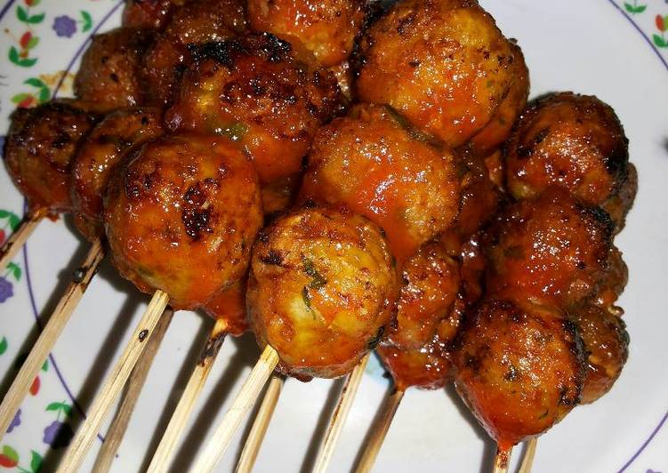 Bakso tempe bakar