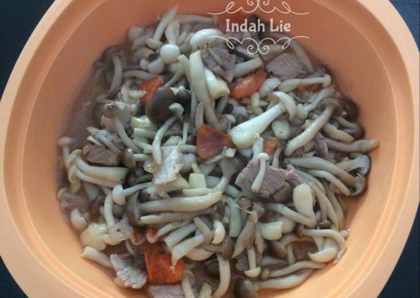 Tumis Jamur Daging
