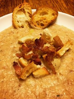 A picture of Bacon Potato Leek Soup.