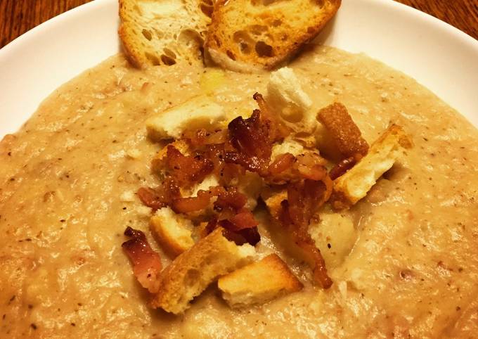 Easiest Way to Prepare Speedy Bacon Potato Leek Soup