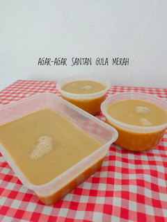 Foto resep Agar-agar Santan Gula Merah