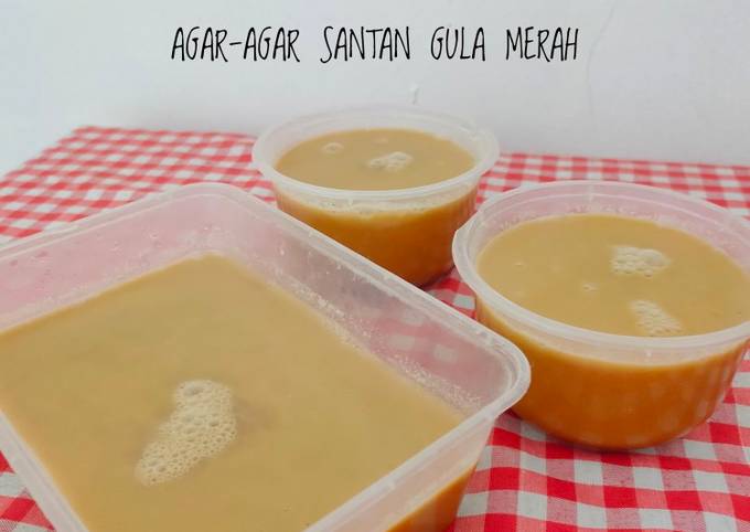 Resep Agar Agar Santan Gula Merah Oleh Novi Cookpad