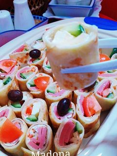 صورة لوصفة كريب (سوشي عربي)عاطريقتي🥞 بحشوات مختلفه