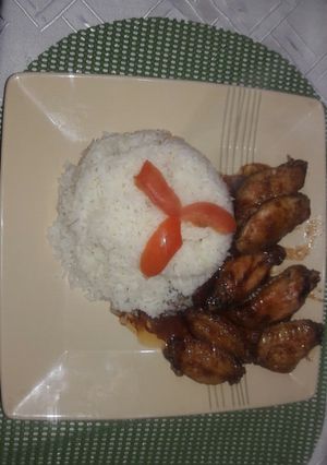 Una foto de Alitas de pollos con miel 😎