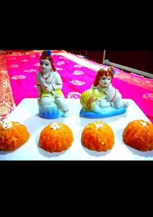 A picture of Motichur Laddu.