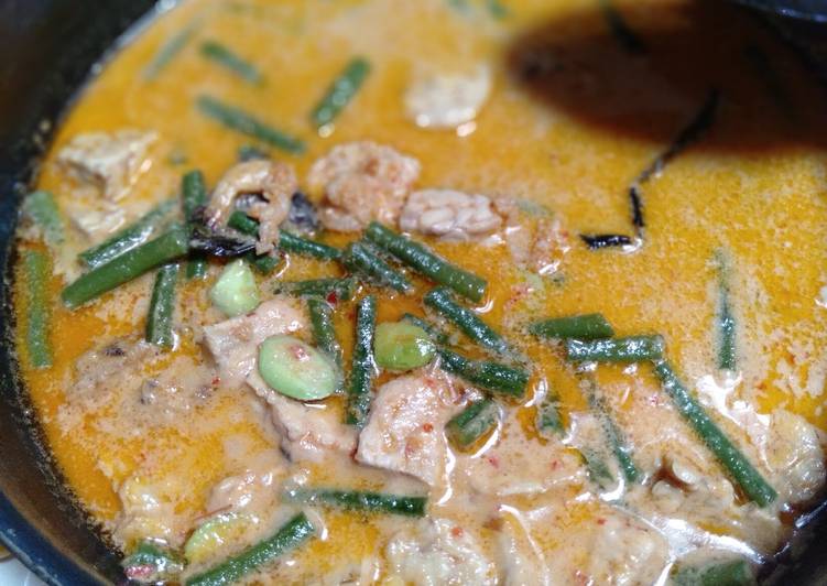 Lodeh kacang panjang tempe