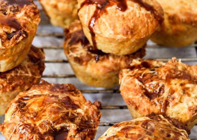 Recipe of Speedy Cheese muffins with a sweet marmite glaze