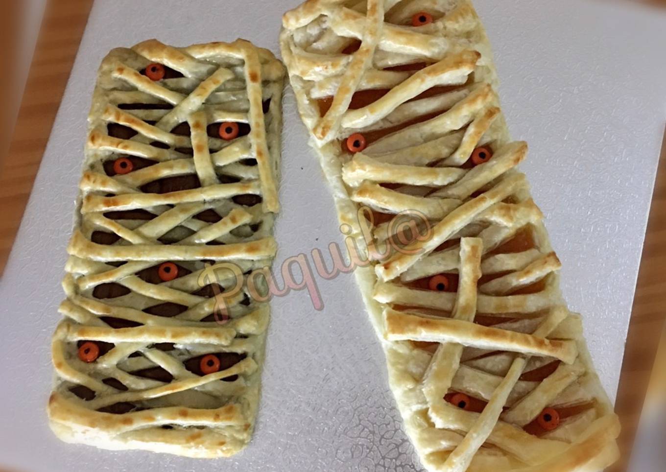 Momias trenzadas de hojaldre 🧿🎃