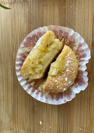 Une photo de Moelleux au citron, Cœur lemon curd